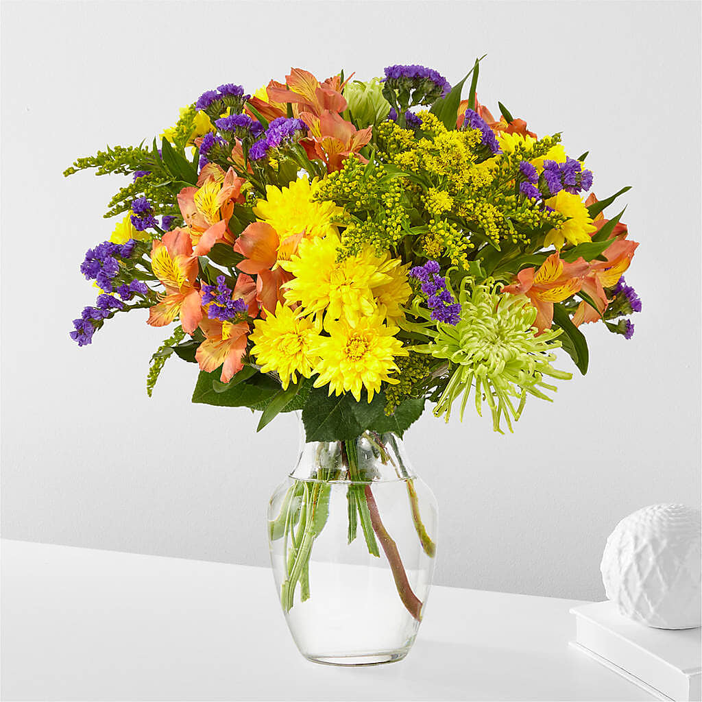 Marmalade Skies Bouquet – Margartia Flowers, Jersey City NJ