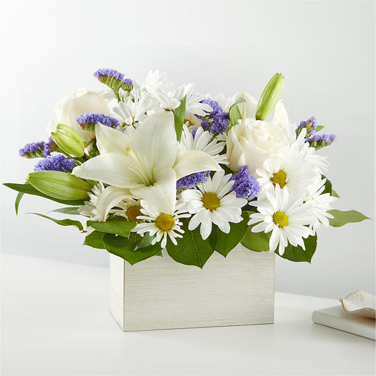 Beyond Blue Box Bouquet –  Margartia Flowers, Jersey City NJ