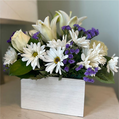 Beyond Blue Box Bouquet –  Margartia Flowers, Jersey City NJ