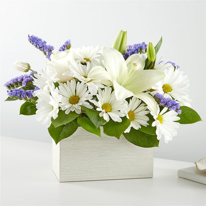 Beyond Blue Box Bouquet –  Margartia Flowers, Jersey City NJ