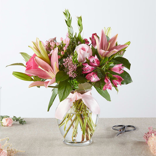 Pink Ribbon - A Florist Original –  Margartia Flowers, Jersey City NJ