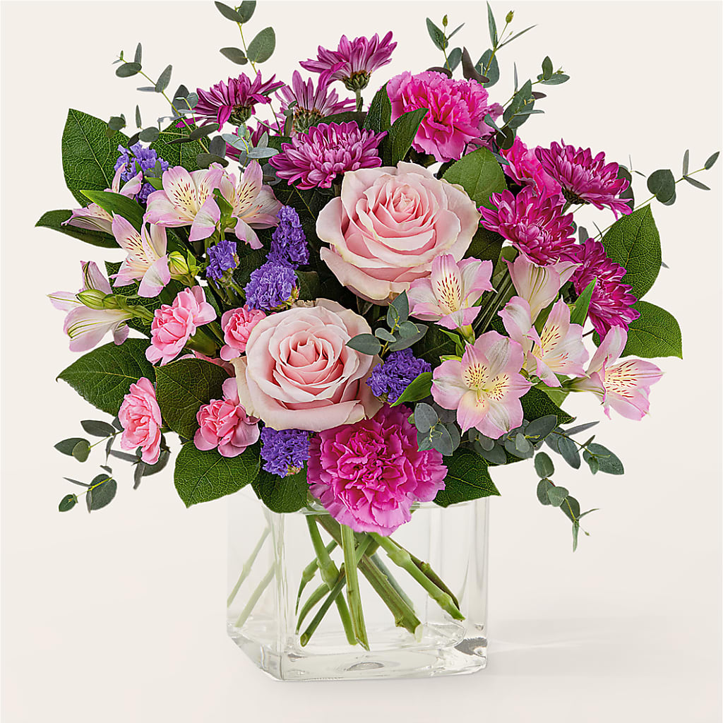 Rosy Radiance Bouquet –  Margartia Flowers, Jersey City NJ