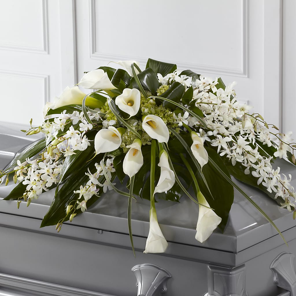 Angel Wings Casket Spray –  Margartia Flowers, Jersey City NJ