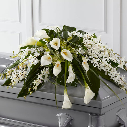 Angel Wings Casket Spray –  Margartia Flowers, Jersey City NJ