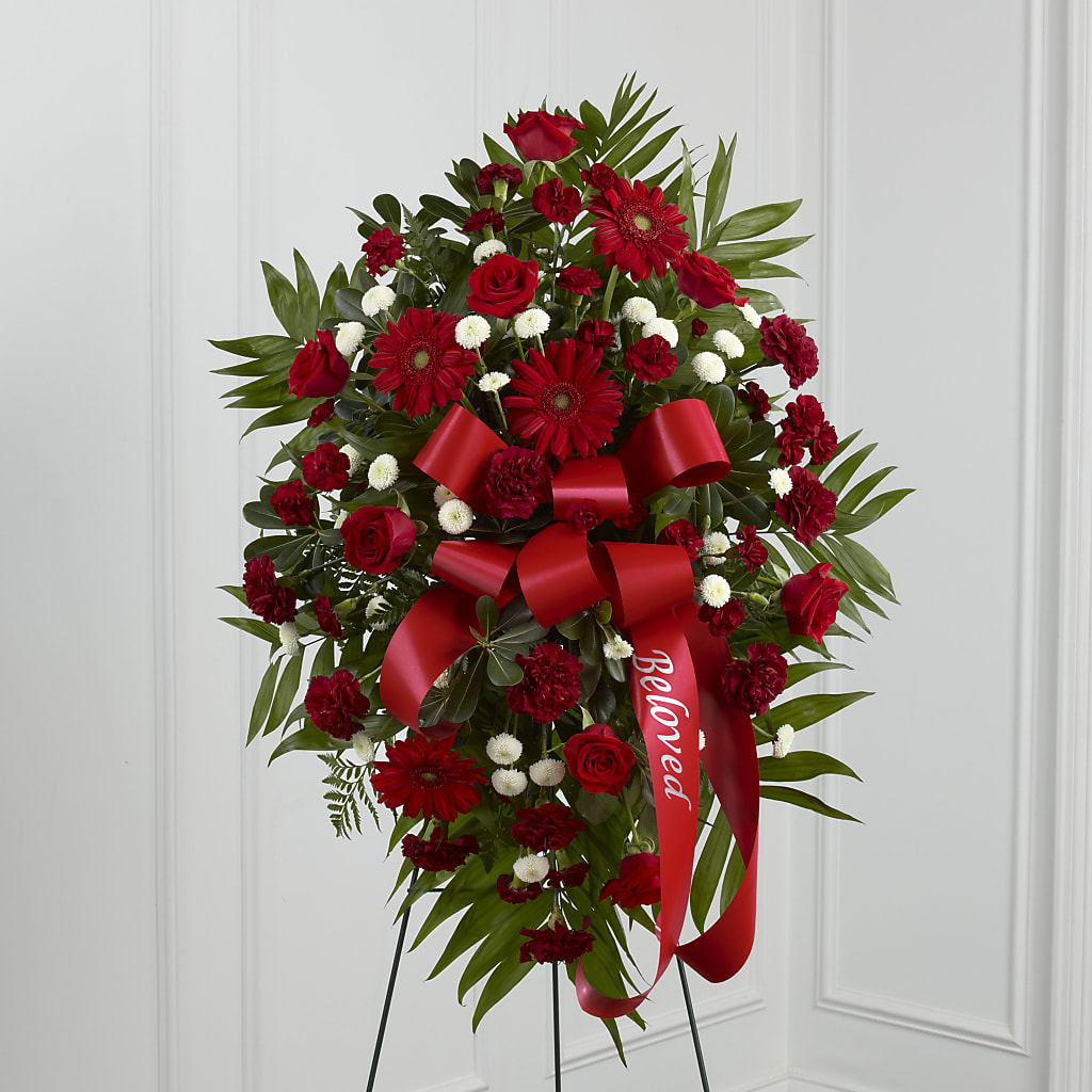 Treasured Memories Standing Spray –  Margartia Flowers, Jersey City NJ