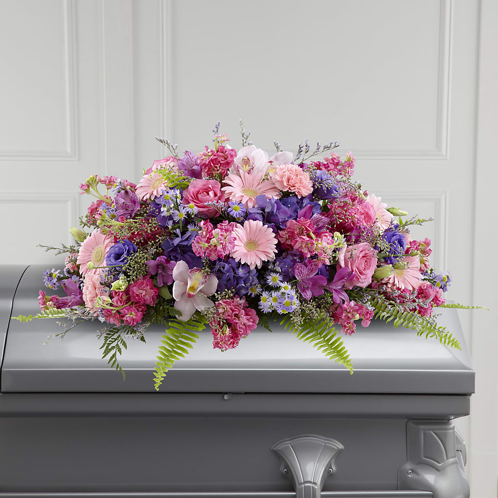 Glorious Garden Casket Spray –  Margartia Flowers, Jersey City NJ