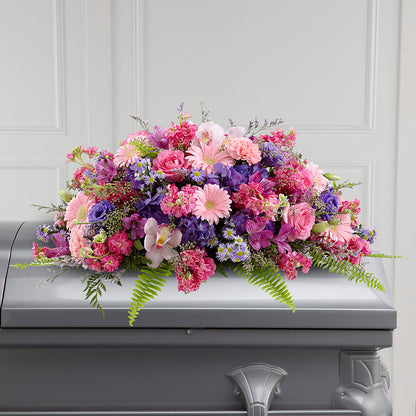 Glorious Garden Casket Spray –  Margartia Flowers, Jersey City NJ