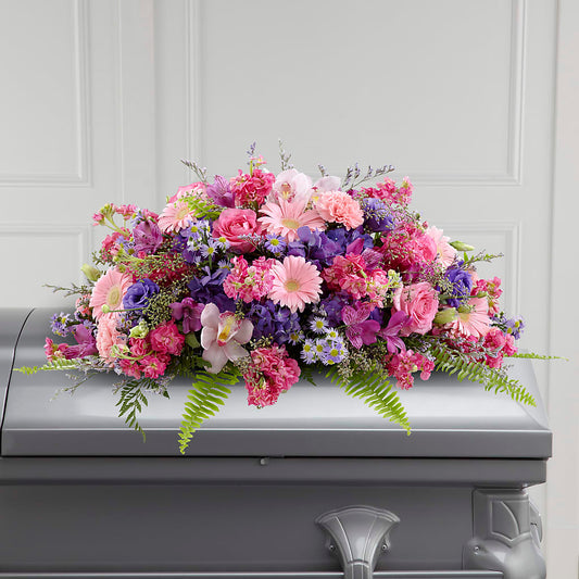 Glorious Garden Casket Spray –  Margartia Flowers, Jersey City NJ