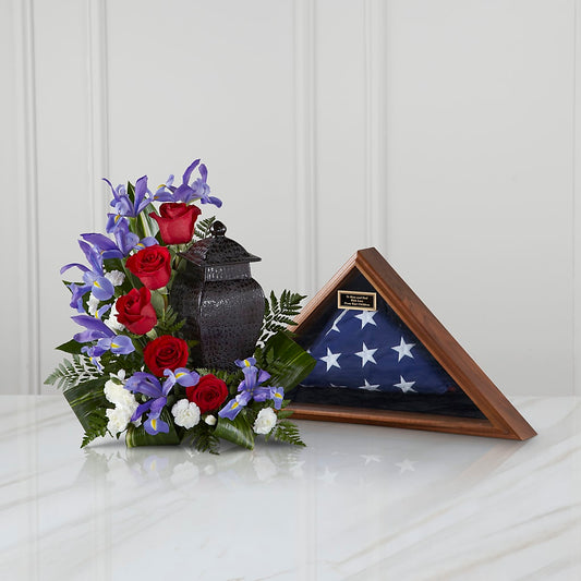 Patriotic Tribute Arrangement –  Margartia Flowers, Jersey City NJ
