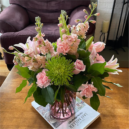 Pretty in Pink Bouquet –  Margartia Flowers, Jersey City NJ