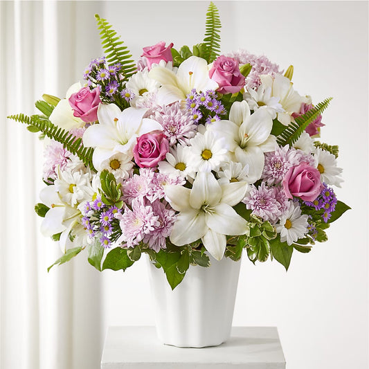 Warmest Thoughts Tabletop Basket –  Margartia Flowers, Jersey City NJ