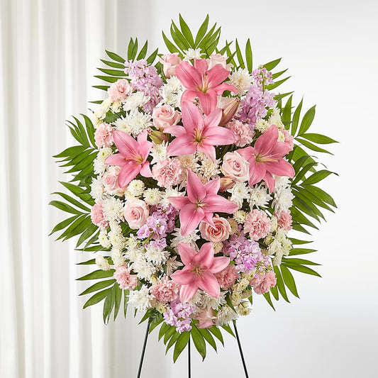 Offering Solace Standing Spray –  Margartia Flowers, Jersey City NJ