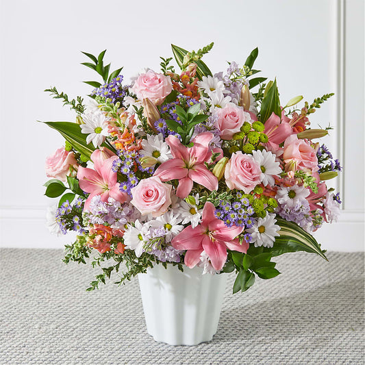 Abundant Compassion Floor Basket –  Margartia Flowers, Jersey City NJ