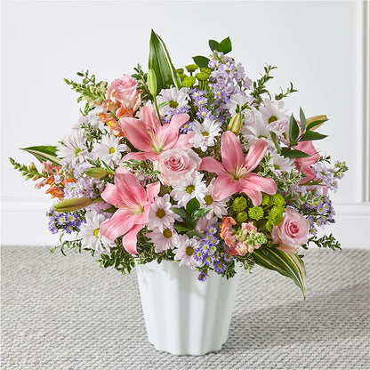 Abundant Compassion Floor Basket –  Margartia Flowers, Jersey City NJ