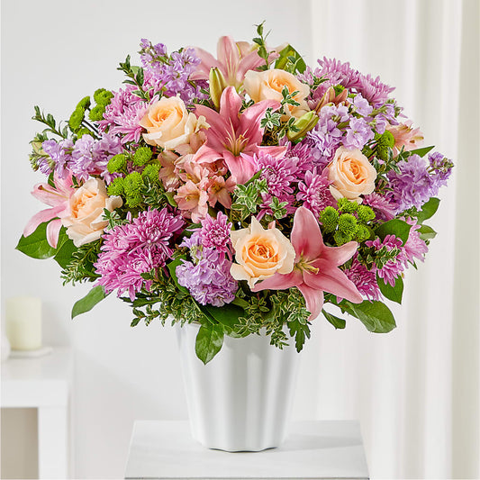 Supportive Embrace Tabletop Basket –  Margartia Flowers, Jersey City NJ
