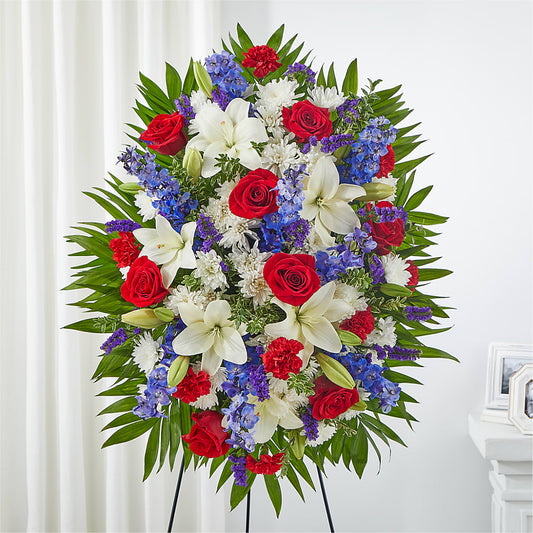 Cherished Service Standing Spray –  Margartia Flowers, Jersey City NJ