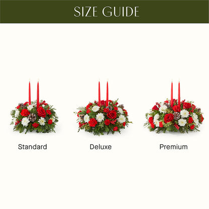 Holiday Soiree Centerpiece –  Margartia Flowers, Jersey City NJ