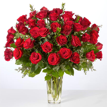 Forever Yours Fifty Stem Red Rose Bouquet –  Margartia Flowers, Jersey City NJ