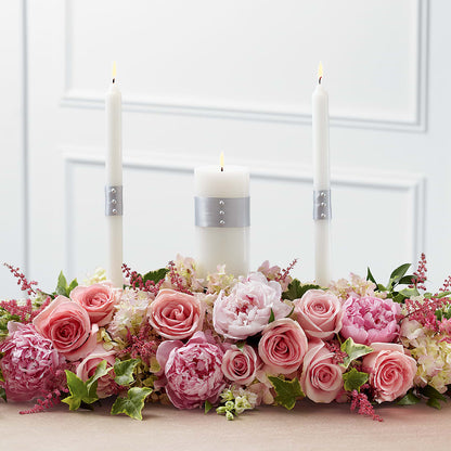 Worldwide Romance Unity Candle Arrangement –  Margartia Flowers, Jersey City NJ