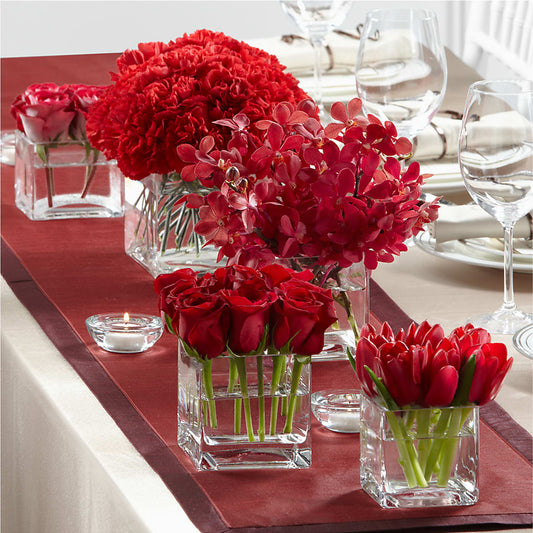 Modern Grace Centerpiece –  Margartia Flowers, Jersey City NJ