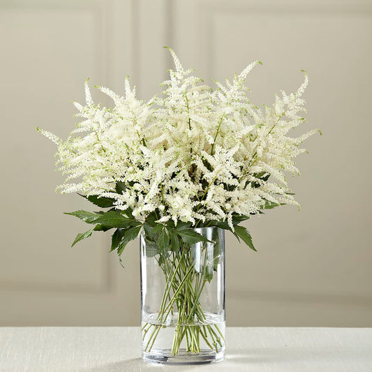 White Astilbe Bouquet –  Margartia Flowers, Jersey City NJ